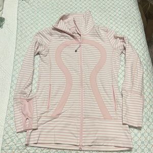 Pink and White Lululemon Jacket